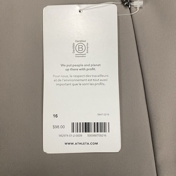 Athleta Stellar Tight Leggings , Bluff Grey Fitted Work PantsTravel Size 16 - Picture 3 of 16